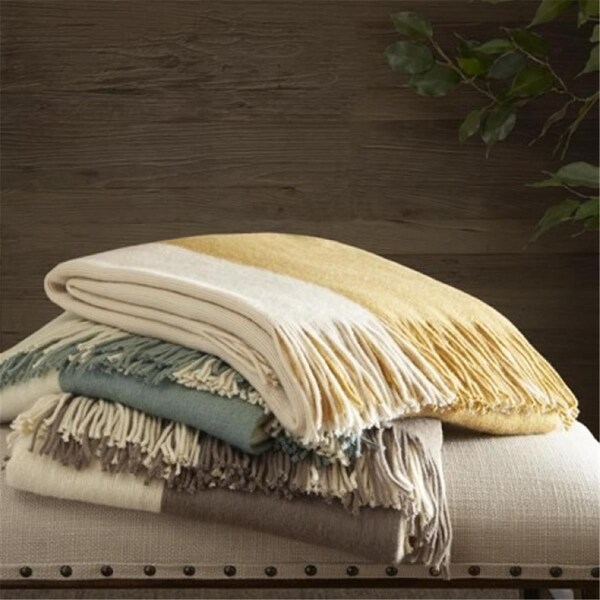 Ink Plus Ivy Kids Stockholm Color Block Throw - Aqua - II50-239