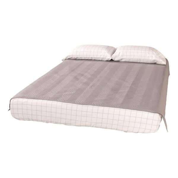 Towels Usa M6V-2022107820 Thomas Payne Microfiber 3-in-1 Bedding Set - Grey - Size Queen - TO3022676