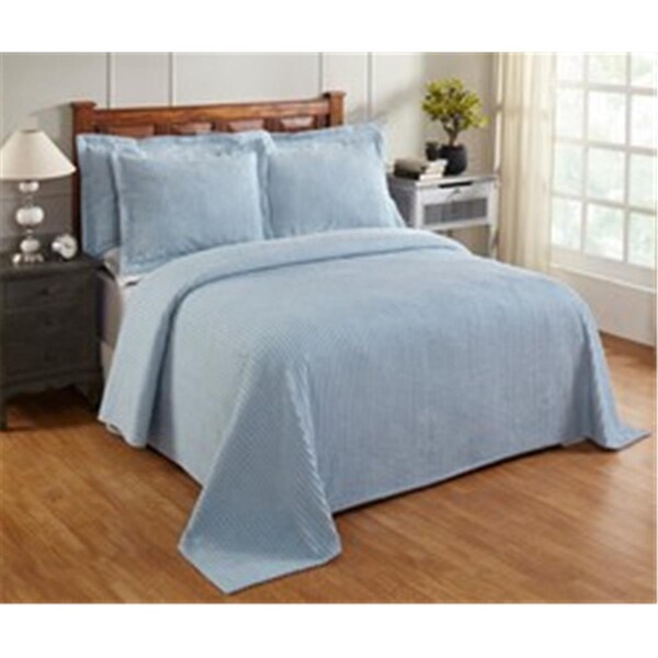 Convenience Concepts Jullian Cotton Bedspread, Blue - Full & Double Size - HI2112566
