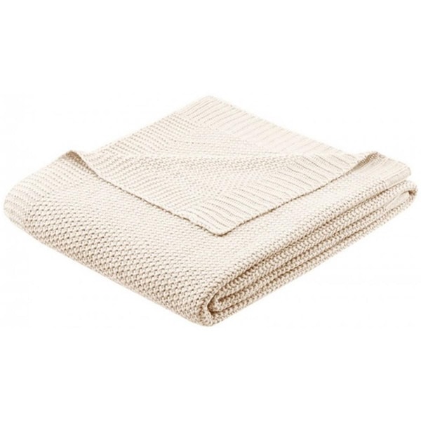 Ink Plus Ivy Kids Bree Knit Throw - Ivory - II50-734