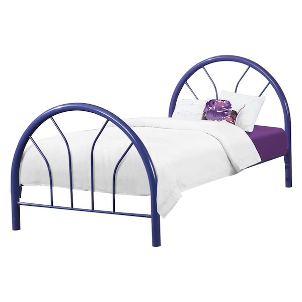 Donco Kids PD-CS3009BL Hoop Bed - Twin Size, Blue - PD_CS3009BL