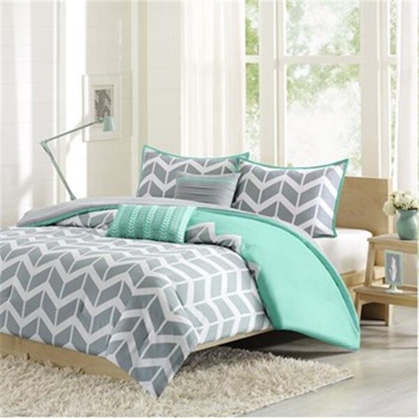 Intelligent Design Intelligent Design ID10-231 Naida Comforter Set; Teal - Twin & Twin XL - ID10-231