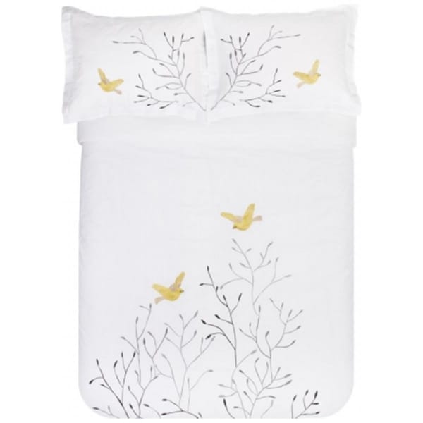 Impressions By Luxor Treasures Swallow 3-Piece Cotton King-California King Duvet Cover Set - SWALLOW 3PC KC