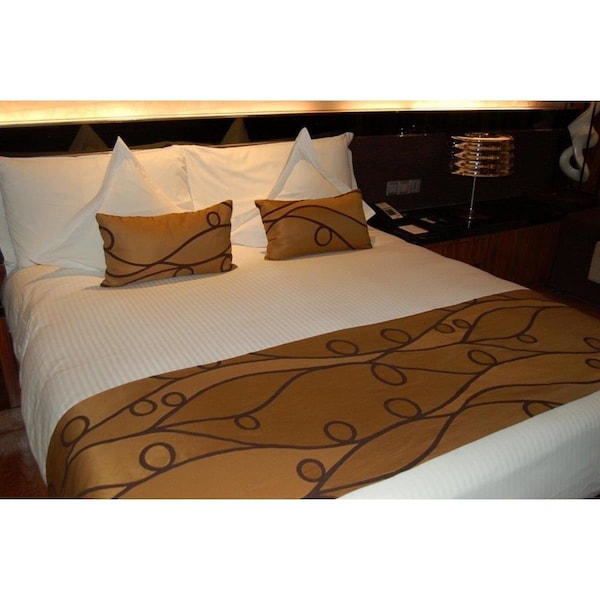 Kd Bufe T-250 Cotton Blend Duvet Cover; Satin Stripe - King Size - KD3182530