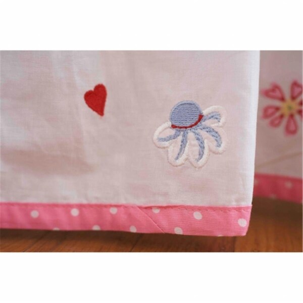 Little Acorn Natureland Embroidered Bedskirt - F12B03