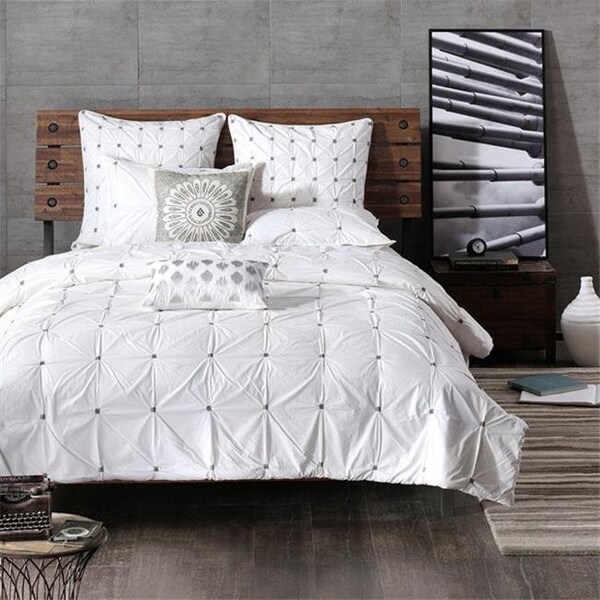 Ink Plus Ivy Kids INK Plus IVY II10-597 Piece Of 3 Masie Comforter Mini Set; King & Cal King - White - II10-597