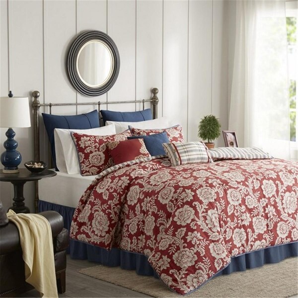 Madison Park Lucy Cotton Twill 9-Piece Comforter Set, 9PK - MP10-3661