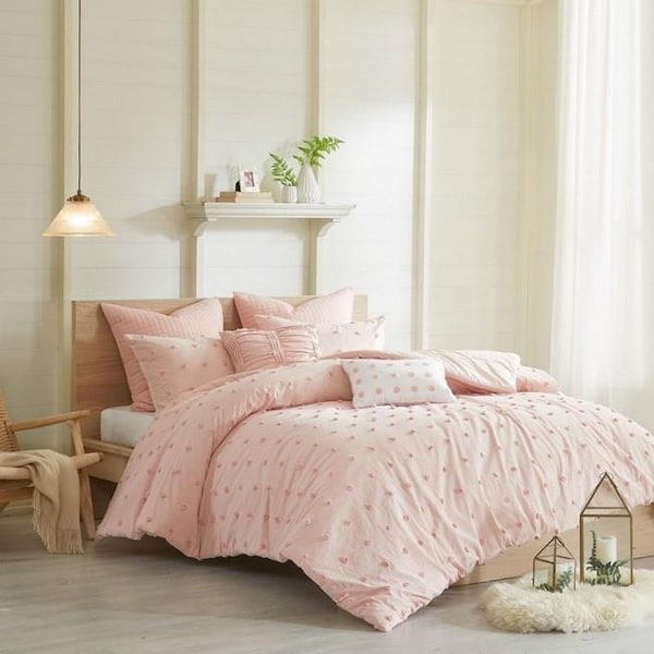 Urban Habitat Urban Habitat UH10-0206 Brooklyn Comforter Set; Pink - King & Cal King - UH10-0206