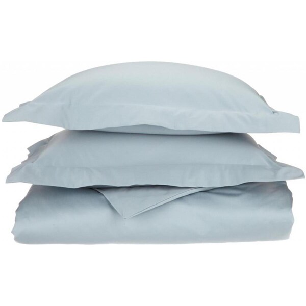 Impressions By Luxor Treasures Egyptian Cotton 1200 Thread Count Solid Duvet Cover Set Full/Queen-Teal - 1200FQDC SLTL