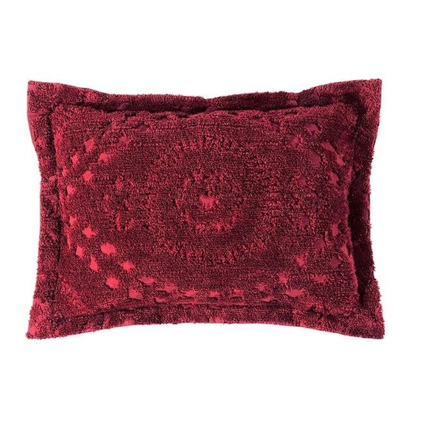 Better Trends Better Trends SHR2127BU 21 x 27 in. Rio Standard Sham; Burgundy - SHR2127BU