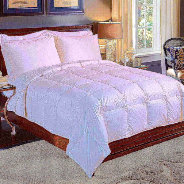 Blue Ridge Baffle Box 240 Thread Count Down Fiber Comforter, White, Full/Queen - 006305
