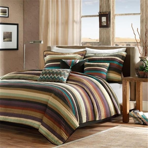 Madison Park Yosemite Quilted Coverlet Set, Multi - Full-Queen - MP13-270