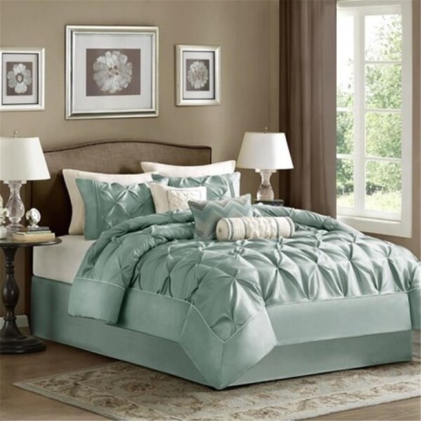Madison Park Laurel 7 Piece Comforter Set, Queen - Cal King, 7PK - MP10-639