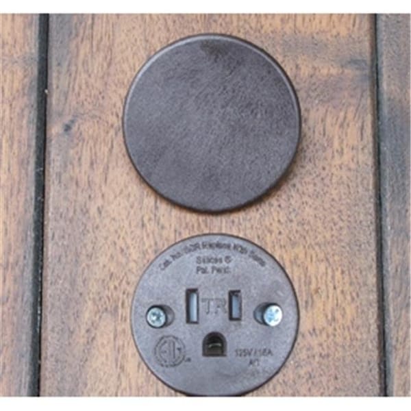Sillites Sillites SILSCRBR 120 V Self Contained Receptacle; 15A - Brown - SILSCRBR