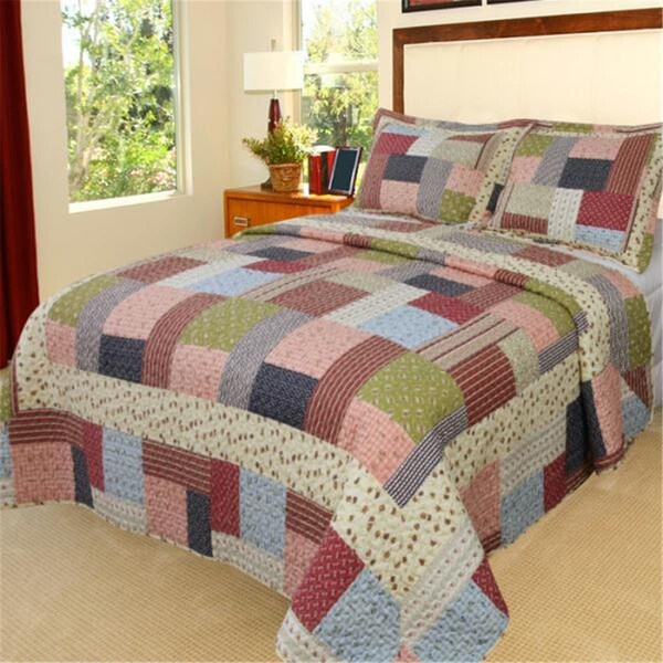 Lavish Home Lavish Home Savannah Quilt 2 Piece Set - Twin - 66-10003-T