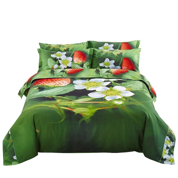 Dolce Mela Nature Duvet Cover Set Twin Bedding - DM512T