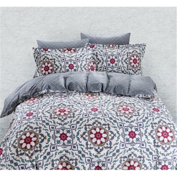 Dolce Mela Twin Size Duvet Cover Sheets Set - Poppies - DM493T