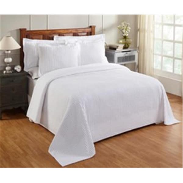 Convenience Concepts Jullian Cotton Bedspread, White - King Size - HI3135280