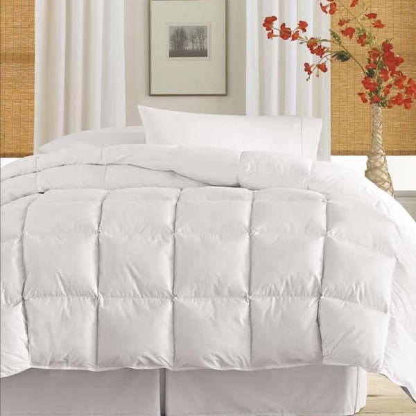 Club Le Med All-Natural Down Blend Comforter, White, Twin - GP033004