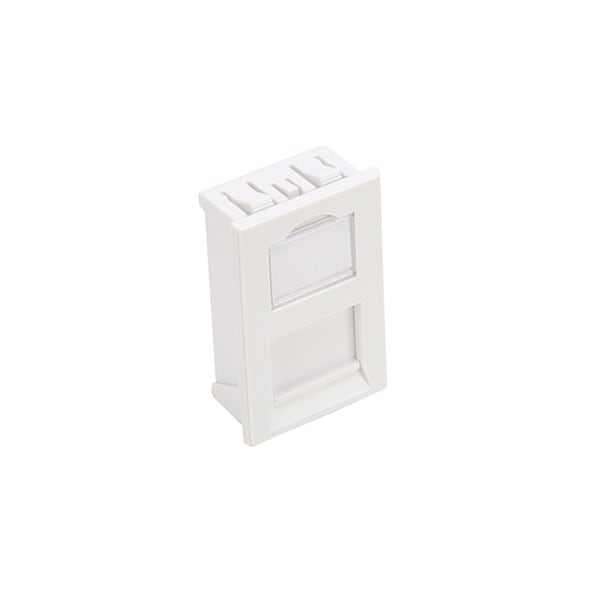 Leviton WALLPLATES INS 37X22 1 PORT WH - LI137-1W1