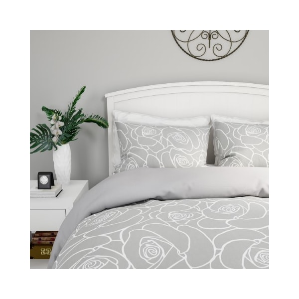 Hastings Home Hastings Home 3-Piece Rose Comforter Set - Full-Queen - 723897FVC