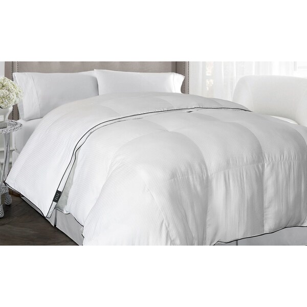 Elle 1,000TC Elle Heavyweight Down-Alternative Comforter, White, Twin - EL120301