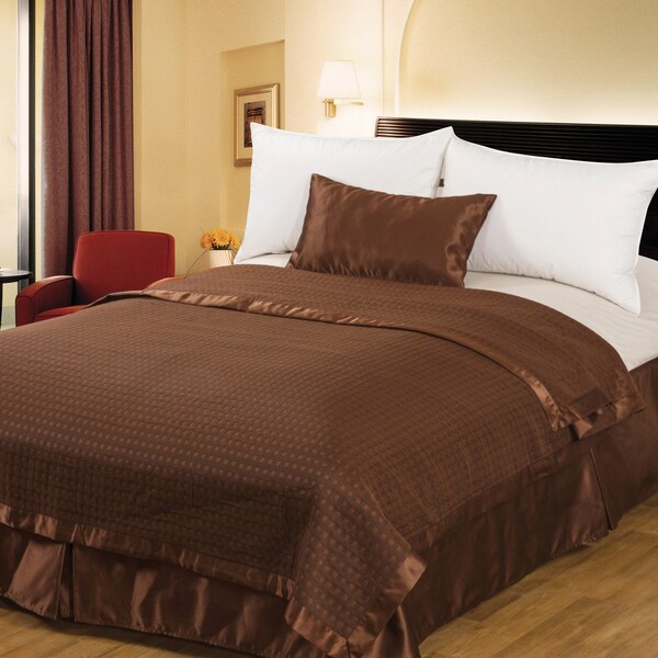 Sino Talent International Bed Skirt Kg, Chocolate 14 Drop Size" - 9026013-CH