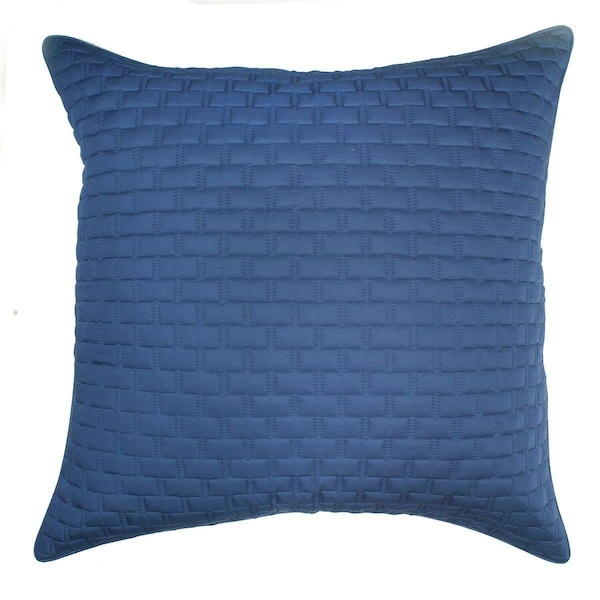 Bedvoyage Queen, Rayon from Bamboo Quilted Coverlet - Indigo - 17981644
