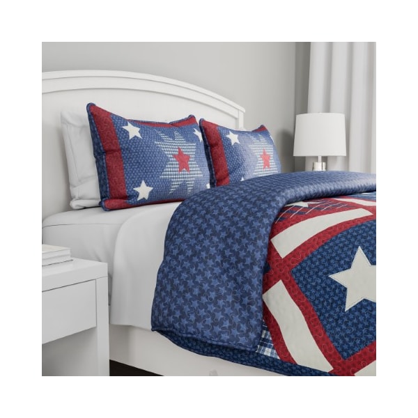 Hastings Home Hastings Home Americana Comforter Set, King - 366918YWN
