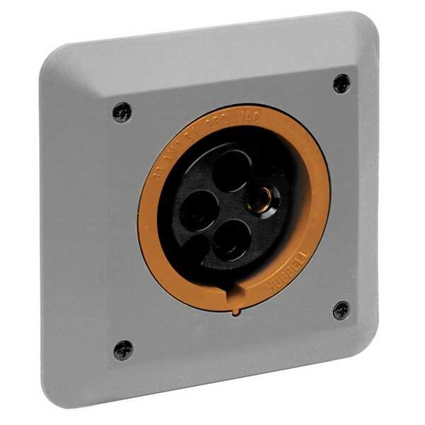 Hubbell Pin and Sleeve Receptacle, 30A, 125/250V - L430R12