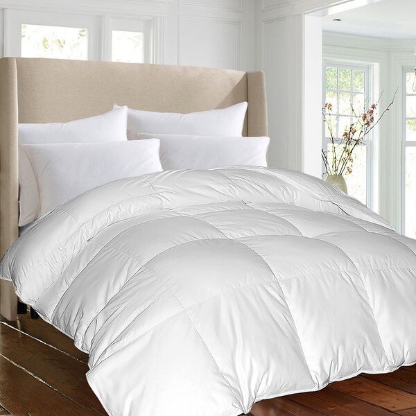 Hotel Grand 1000 TC Egyptian Cotton Down Alternatiive Comforter, White, Full/Queen - 124005