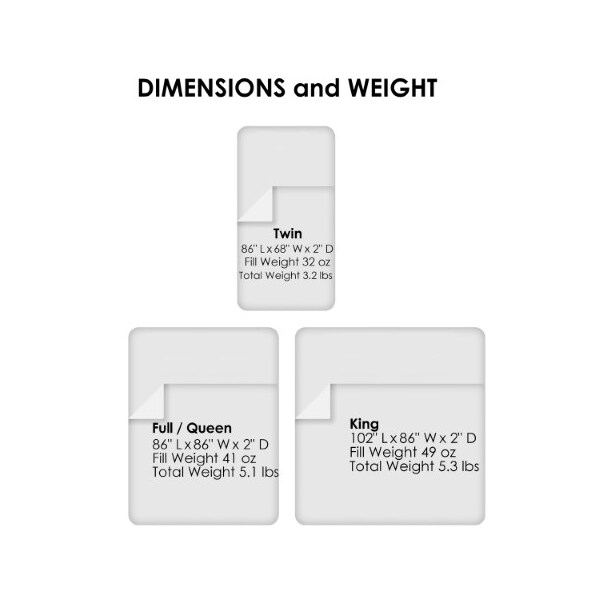 Hastings Home Down Alternative Comforter, Hypoallergenic Microfiber Cover, All Season Blanket (Twin, White) - 780293SMV