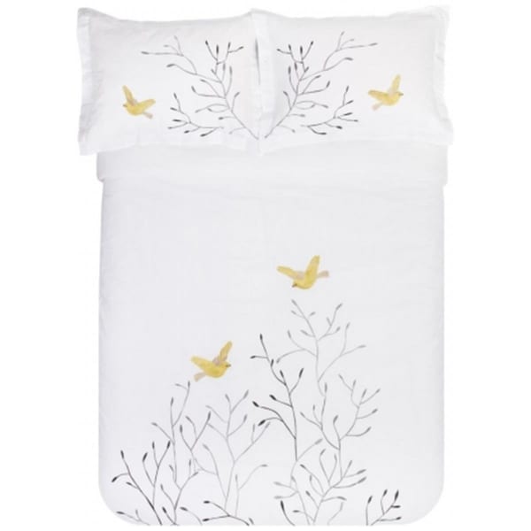 Superior  Impressions by Luxor Treasures SWALLOW 3PC FQ Swallow 3-Piece Cotton Full-Queen Duvet Cover Set - SWALLOW 3PC FQ