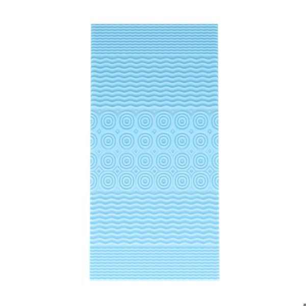 Flash Furniture Capri Comfortable Sleep 2 Inch Cooling Gel Infused 5-Zone Twin Memory Foam Mattress Topper - HLC-5ZONE-TWIN-2-GG