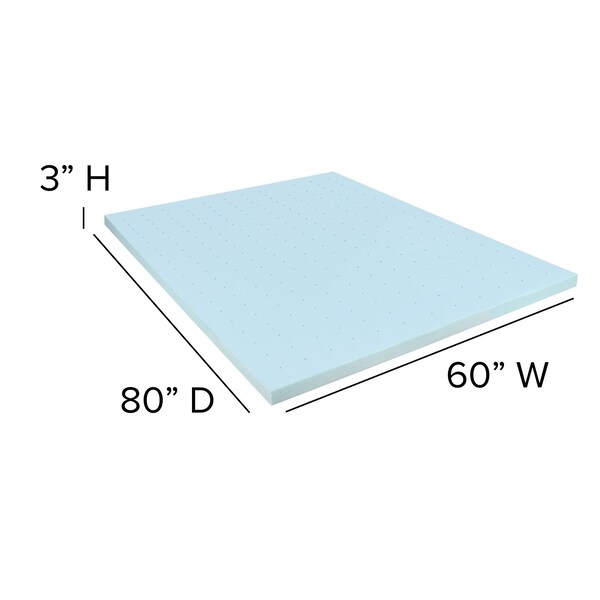 Flash Furniture 10" Queen Mattress & 3" Memory Foam Topper Bundle - CL-E230P10-3M35-Q-GG