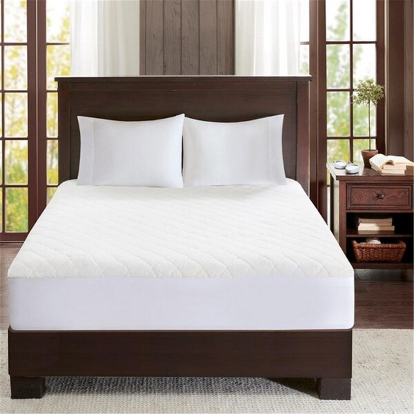Woolrich Heated Sherpa Mattress Pad, White - Cal King - WR55-1782