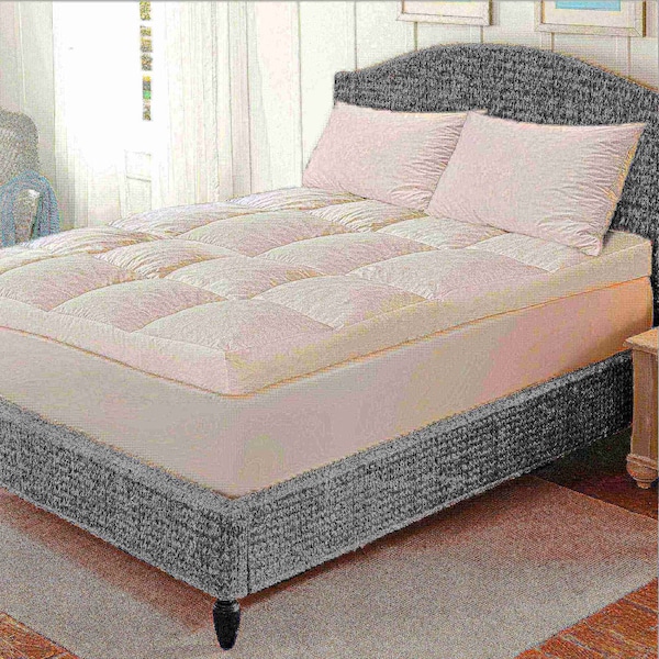 Blue Ridge 5" Overfilled Cotton Cover Featherbed with Bonus Pillow Set, Cal King - 706505