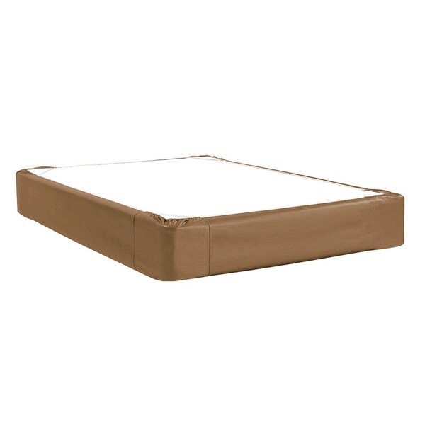Howard Elliott King Boxspring Faux Leather Metallic Bronze Cover Only - 243-772