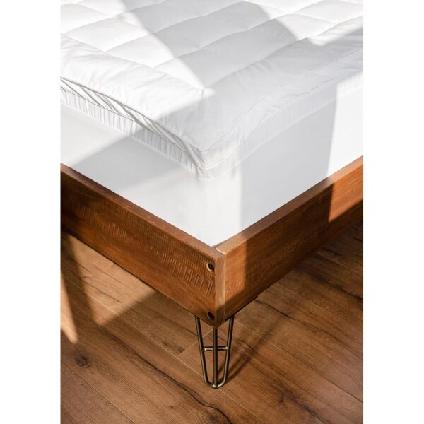 Signature Home Lux Overfilled Mattress Pad for King Size Bed - UNB-500-9659