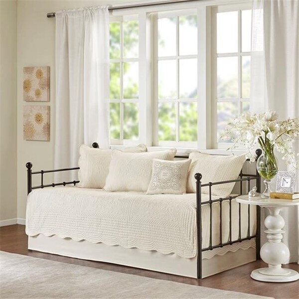 Madison Park Madison Park MP13-5024 Tuscany 6 Piece Daybed Set - Ivory; Daybed - MP13-5024