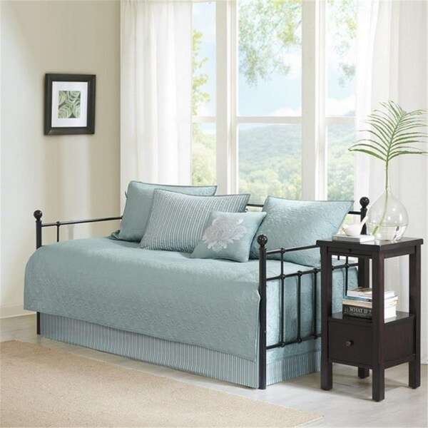 Madison Park Quebec 6-Piece Daybed Cover Set, Seafoam - MP13-3979
