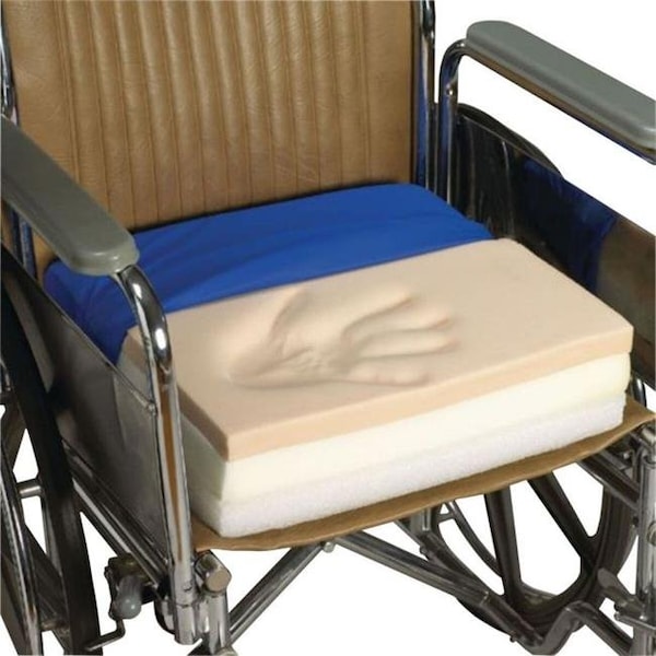 Skil-Care Skil-Care 754755 18 in. Tri-Foam Gel-Infused Visco Cushion with LSII Cover - 754755