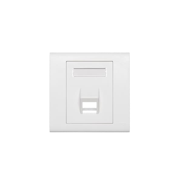 Leviton WALLPLATES W/PLT 1PT ID ANGLD 86MM - BL186-A1W