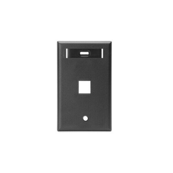 Leviton Number of Gangs: 1 High-Impact Plastic, Black - 42080-1ES