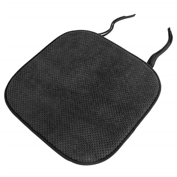 Bedford Home Bedford Home 69A-26175 Chair Pad - Charcoal - 69A-26175