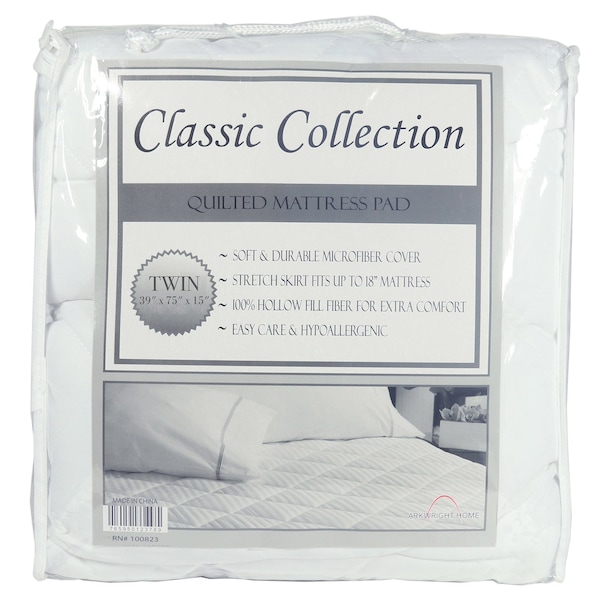 Monarch Brands Classic Mattress Pad - Twin XL - PNP-MP-CL-TWXL
