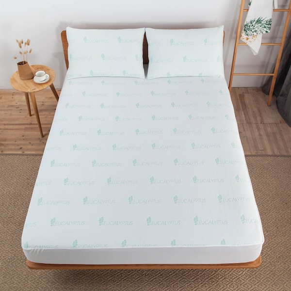 Bibb Home Eucalyptus Infused Scented Waterproof Mattress Pad - Twin - 2457TW