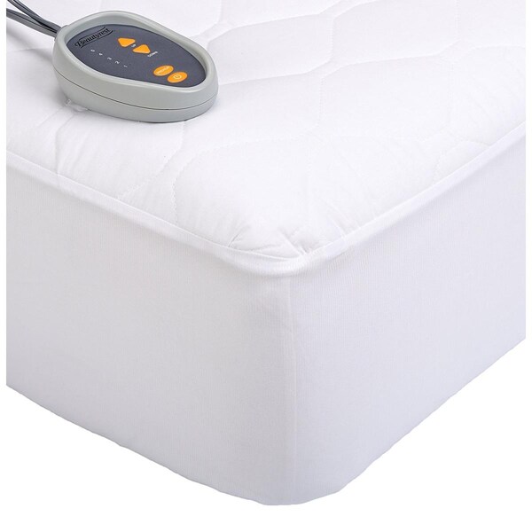 Beautyrest Blend Heated Mattress Pad - King, White - BR55-0201