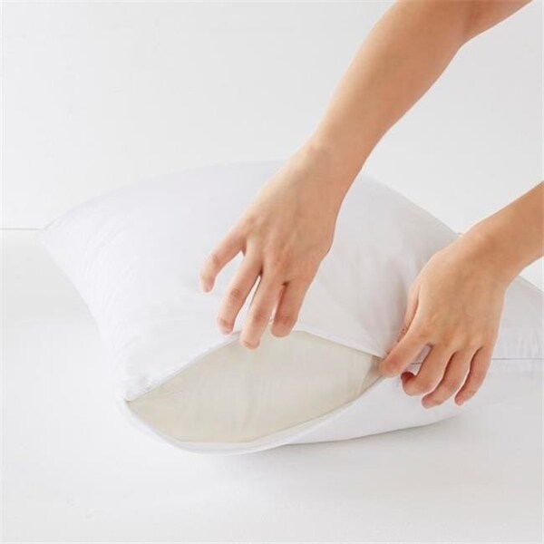 Sleep Philosophy Sleep Philosophy BASI30-0322 Bed Guardian Micro Fiber Pillow Protector; White - King - BASI30-0322