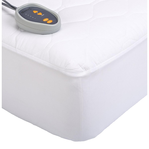 Beautyrest Blend Heated Mattress Pad - California King, White - BR55-0202